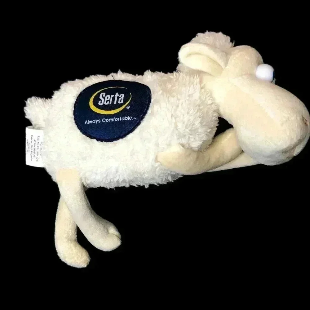Serta Mattress Counting Sheep #1 stuffed plush advertising 9 inch 2017